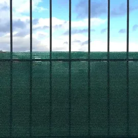 KLASEBO Zaunblende 1 m x 10 m grün strapazierfähig