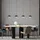 GLOBO LIGHTING 4-flg. LED 60 cm grau Metall