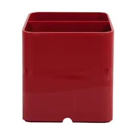 Exacompta 67718D Polystyrol Rot 7,4 x 7,4 x 9,3 cm 10 Stück