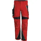 Grizzlyskin Bundhose "IRON" - L52 (lang) - rot/schwarz