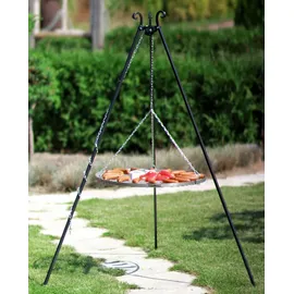 Cook King Schwenkgrill 180 cm inkl. Grillrost Ø 80 cm Edelstahl
