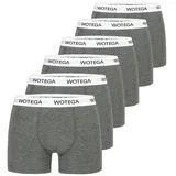 WOTEGA Boxershorts Joe grau S 6er Pack