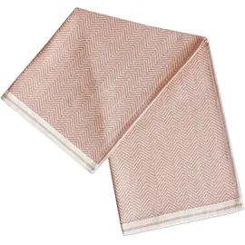 framsohn frottier Geschirrtuch FRAMSOHN FROTTIER "Modern Living Fischgrät", rosa (altrosa), B:50cm L:70cm, 100% Baumwolle, Geschirrtücher, Geschirrtuch, dichte Feinwebung, in Österreich hergestellt, 50x70 cm
