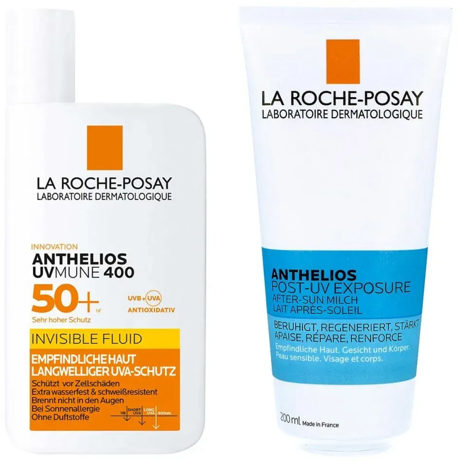 Anthelios Invisible Fluid Uvmune 400 +Anthelios After-Sun Milch