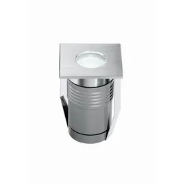 Fabas Luce Bodeneinbaustrahler Edelstahl 6,6 x 6,6 cm 6,5W 409lm 3000K