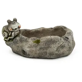 Hti-Living Pflanzschale mit Schnecke Gartenfigur