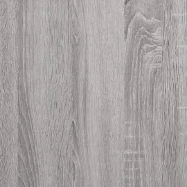 vidaXL Bücherregal 6 Böden 76 x 32 x 192 cm Grau Sonoma