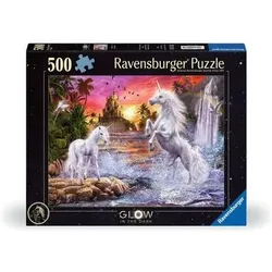 RAVENSBURGER 12000471 Puzzle 500 Teile Einhörner am Fluss