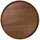 Asa Selection Wood Tablett auf Fuß Ø 40cm