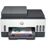 HP Smart Tank 7605 All-In-One (Tintentank, Farbe), Drucker, Weiss, Grau