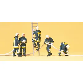 Preiser Feuerwehrmänner in Einsatzkleidung 10485 H0