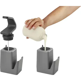 Metaltex Soap-Tex Seifenspender 400 ml Grau