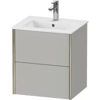 Duravit XViu Waschtisch-Unterschrank XV43150B107 51x42x56cm, 2 Schubkästen, wandhängend, champagner