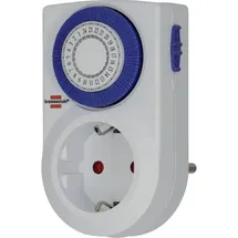 Brennenstuhl 1506160 Steckdosen-Zeitschaltuhr analog Tagesprogramm 3500 W IP20