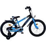 Volare Kinderfahrrad Sportivo Fahrrad Jungen 18 Zoll Kinderrad Schwarz Blau - Bunt