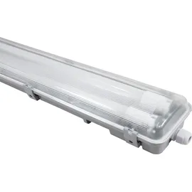 McShine LED Feuchtraumleuchte Kunststoff 150 cm 2x2.400 lm grau