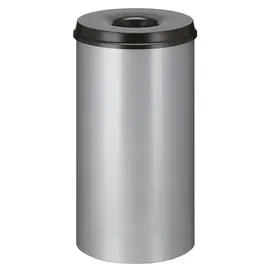 V-Part Feuerlöschender Papierkorb 50 l Weiß