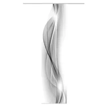 Home fashion Neblana Schiebevorhang 60 x 245 cm grau