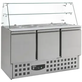 CombiSteel Gekühlte Saladette Mit Glas 3 Türen