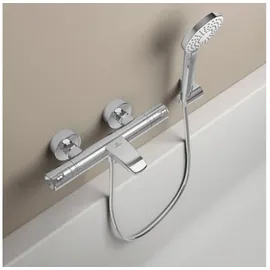 Ideal Standard Ceratherm T50 Badethermostat Aufputz mit Handbrauseset für 1 Verbraucher Chrom