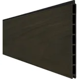 GROJA Stecksystem Einzelprofil Solid Grande 180 cm x 24 cm x 1,9 cm Walnuss