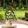 Relaxdays Blumentreppe 69 x 60 cm Schwarz