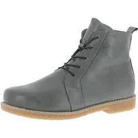 Andrea Conti Damen Stiefelette Leder Schnürboot Krepp Crepe Sohle 0344616, Größe:37 EU, Farbe:Grau