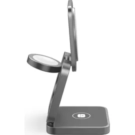 CubeNest S312 Pro Spacegrau kabelloses Magsafe-kompatibles Ladegerät 3in1 mit MagSafe Unterstützung
