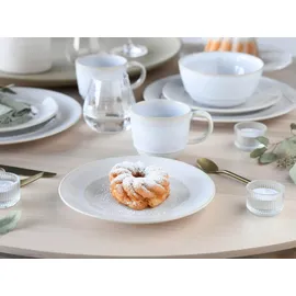 CreaTable Antique Kombiservice 16-tlg. offwhite für 4 Personen