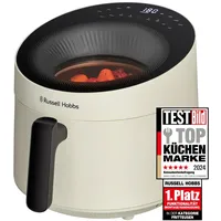 Russell Hobbs Heißluftfritteuse 5L [10 Programme|mit Sichtfenster] AirFryer (Fritteuse