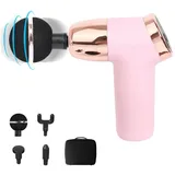 AsVIVA MGN2_ROSE Physiovibe S Massage Gun mit 4 Aufsätzen