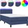 vidaXL Boxspringbett 100 x 200 cm Blau