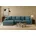Eckcouch Gabon Hellblau