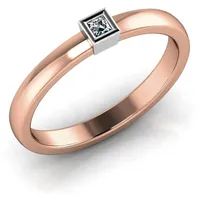 Verlobungsring VR06 333er Rot-/Weiflgold - 6767