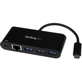 Startech StarTech.com 3 Port USB 3.0 Hub mit Gigabit Ethernet und Stromversorgung - GbE PD 2.0