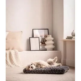 dehner lieblinge Kuschelkissen Finley M 58,5 x 46 cm grau