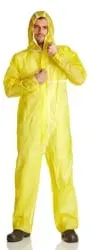 ProSafe®4 Chemikalienschutzanzug, gelb, Typ 4B, 5B, 6B, Einweg PS4-XL , 1 Karton = 25 Stück, Größe XL, unisex