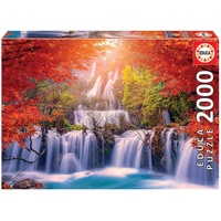 Educa Wasserfall 2000 Teile Puzzle 2000 Teile Puzzle für Erwachsene und Kinder ab 14 Jahren, Landschaft, Naturpuzzle (19280)