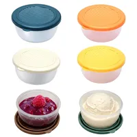 6 Stück Kleine Plastikdosen mit Deckel 50ml/1.7oz Kleine Dosen mit Deckel Plastik Mini Gefrierdosen Klein Auslaufsichere Vorratsdosen Mini Dosen mit Deckel für Soßen Dips Gewürze Ketchup Salate
