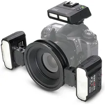 Meike MK-MT24 Makro Blitzsystem für Canon (Makroblitz, Canon), Blitzgerät