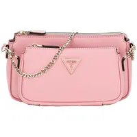 GUESS Noelle Double Pouch Crossbody pink