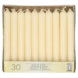 Papstar Tafelkerzen Ø 2,1 cm 19,6 cm creme 120 St.