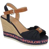 Tom Tailor Keilsandaletten Damen Blau 42