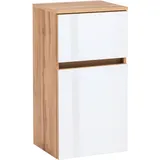 Held Held-Möbel Unterschrank Helsinki Glas Weiß
