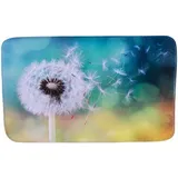 Sanilo Badteppich Pusteblume Türkis 70 x 110 cm