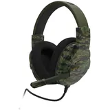 Hama uRage SoundZ 330 Over Ear Kopfhörer Kabelgebunden (Schwarz, Grün)