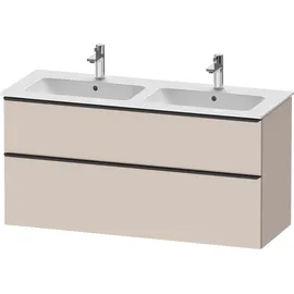 Duravit Me by Starck Doppelwaschtisch mit D-Neo Waschtischunterschrank mit 2 Auszügen B: 130 H: 62.5