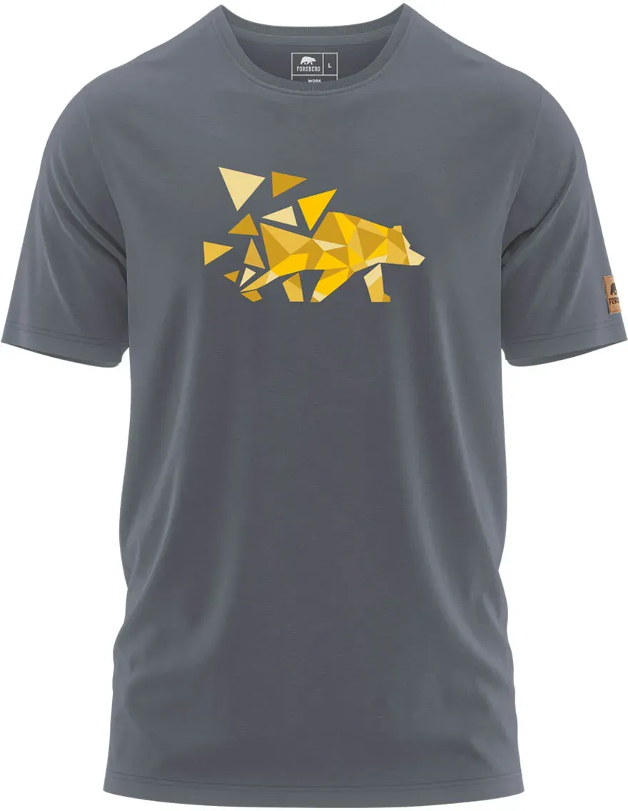 FORSBERG Mikkelson T-Shirt mit Polygonbär