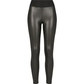 URBAN CLASSICS Faux Leather High Waist Leggings 2 Einheiten Black 4XL