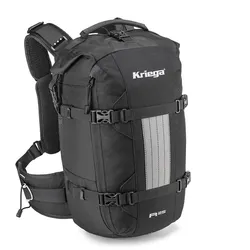 Kriega Motorradrucksack R25 Modell 2024 wasserdicht mit Quadloc-Gurtsystem